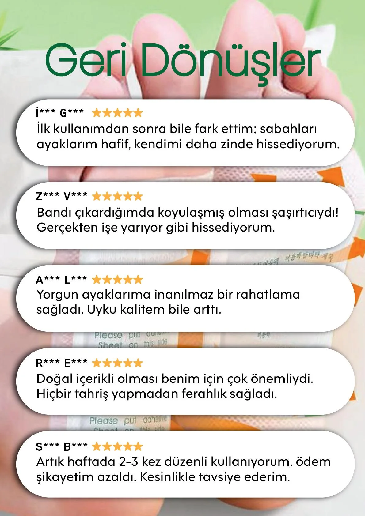 AYAK DETOKS BANDI - Resim 2