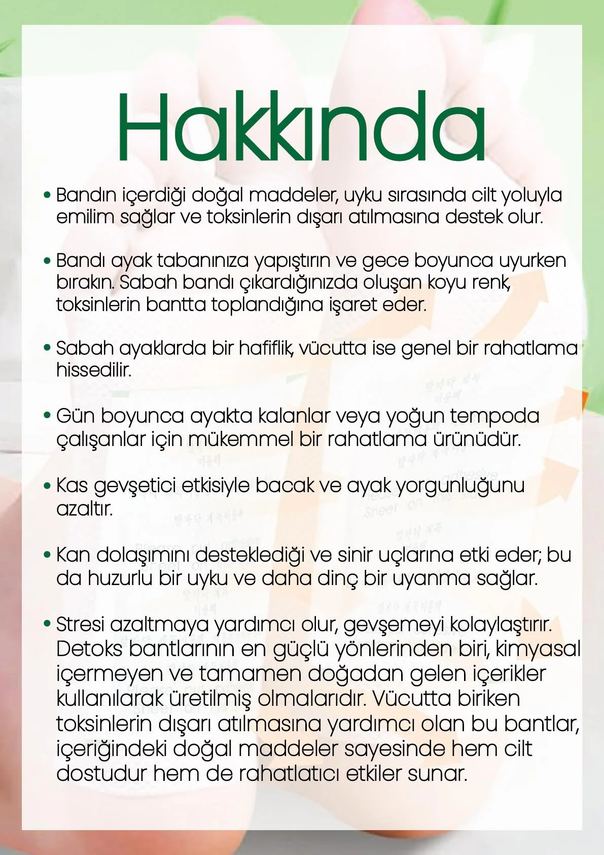 AYAK DETOKS BANDI - Resim 4