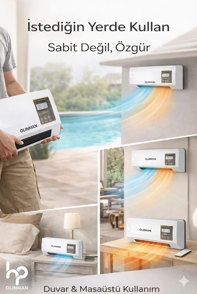 OLINMAN 1800W Isıtıcı & Soğutucu - Resim 1