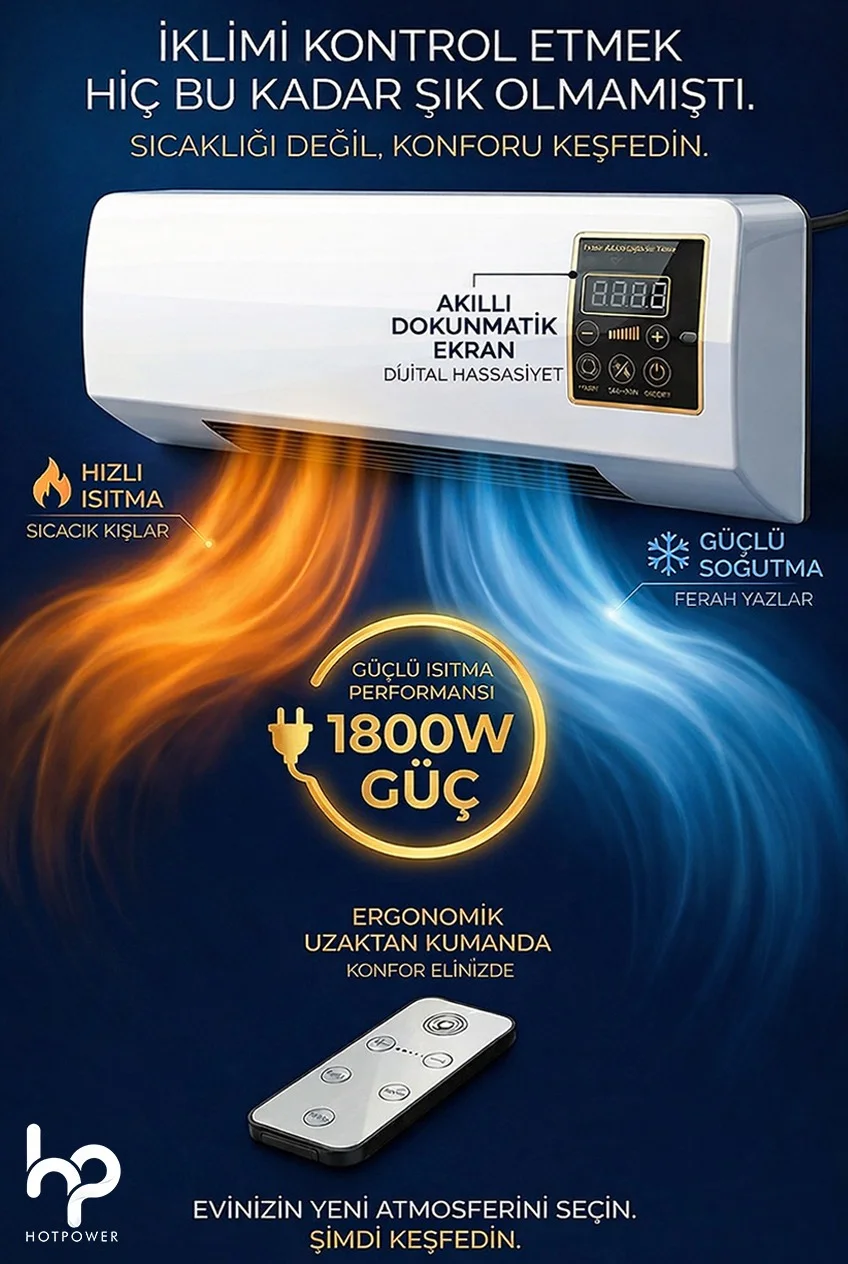 OLINMAN 1800W Isıtıcı & Soğutucu - Resim 2